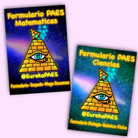 Formularios PAES Matemáticas y Ciencias