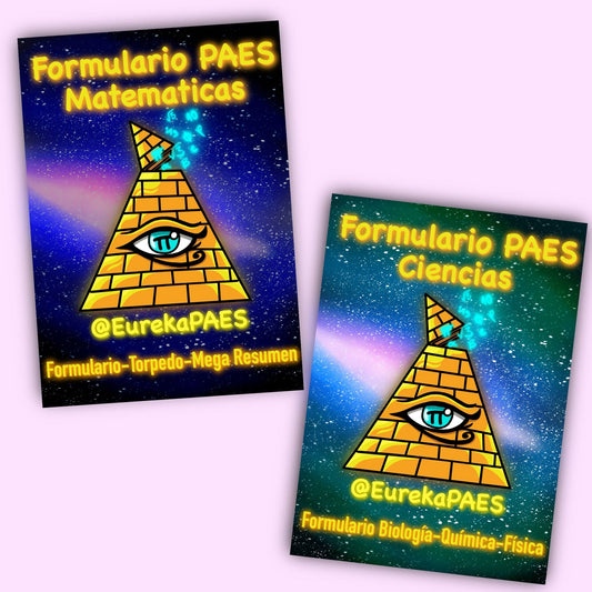 Formularios PAES Matemáticas y Ciencias